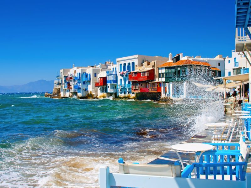 Yunanistan’da Mykonos Adası